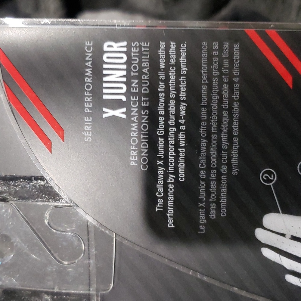 Callaway X Junior JM Regular Left Golf Glove NWT - Picture 2 of 5